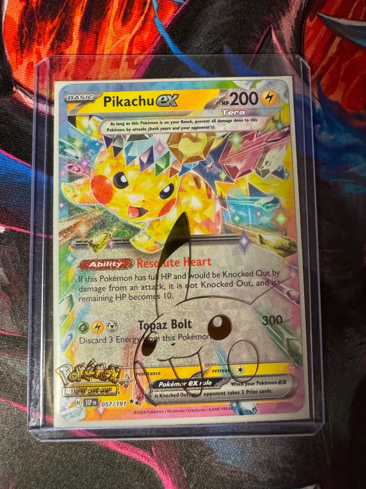 2024 Surging Sparks Pikachu ex 057/191 Double Rare