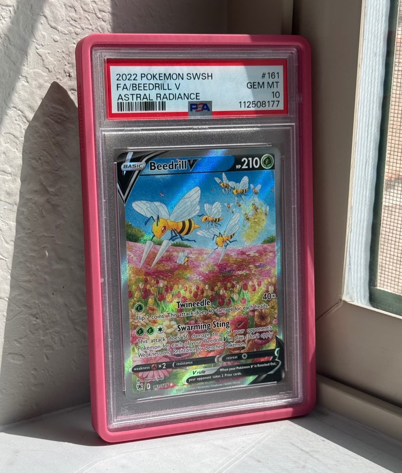 2022 Astral Radiance Beedrill V 161 PSA 10