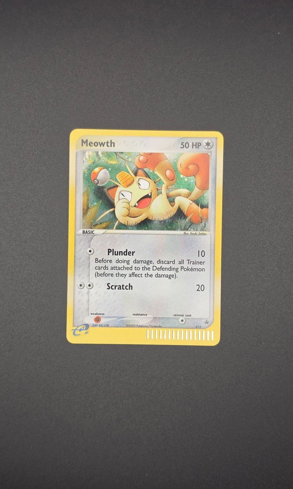 2003 Nintendo Black Star Promos Meowth 13/40