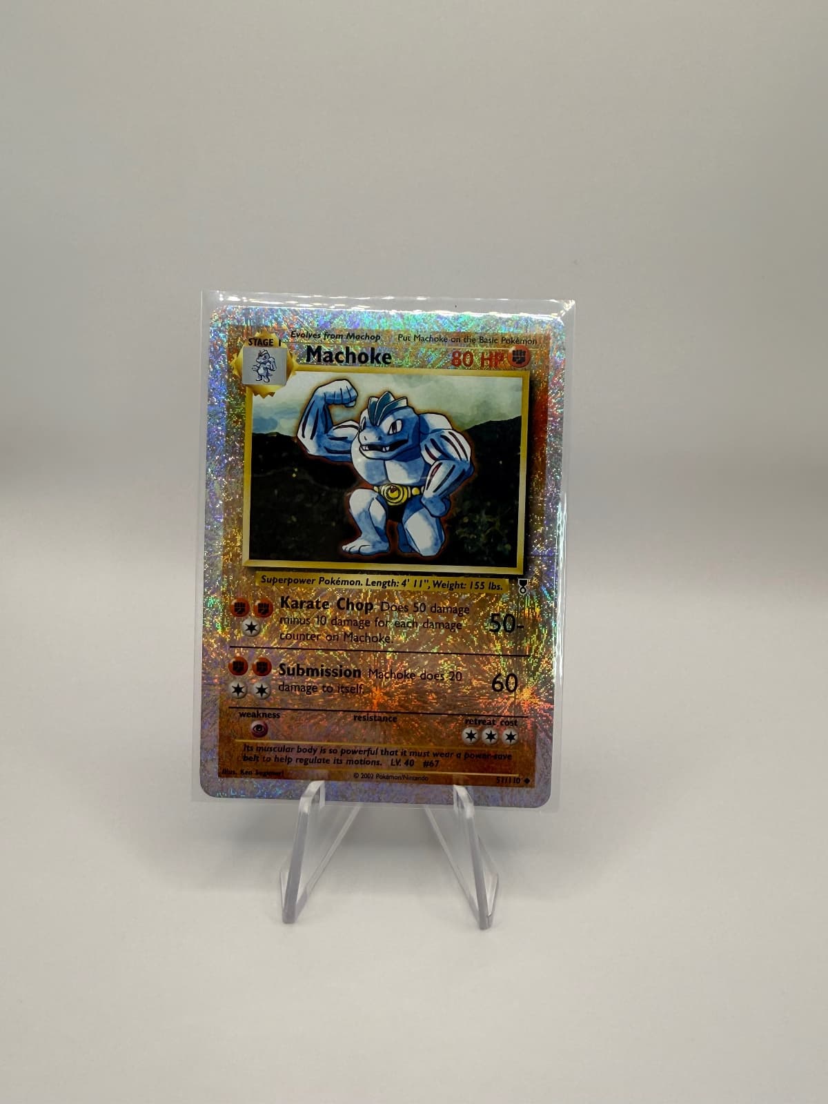 Machoke Legendary Collection Reverse Holo 51/110