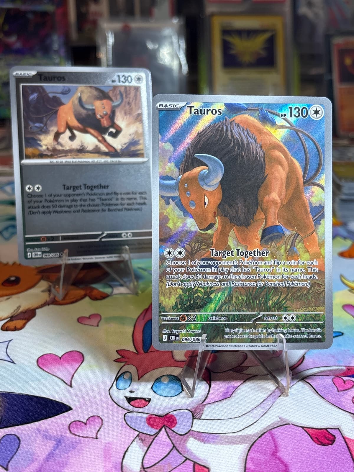 Tauros 096/086 Illustration Rare Chaos Rising