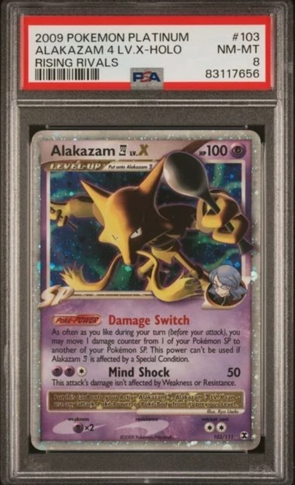 2009 POKEMON PLATINUM RISING RIVALS ALAKAZAM...