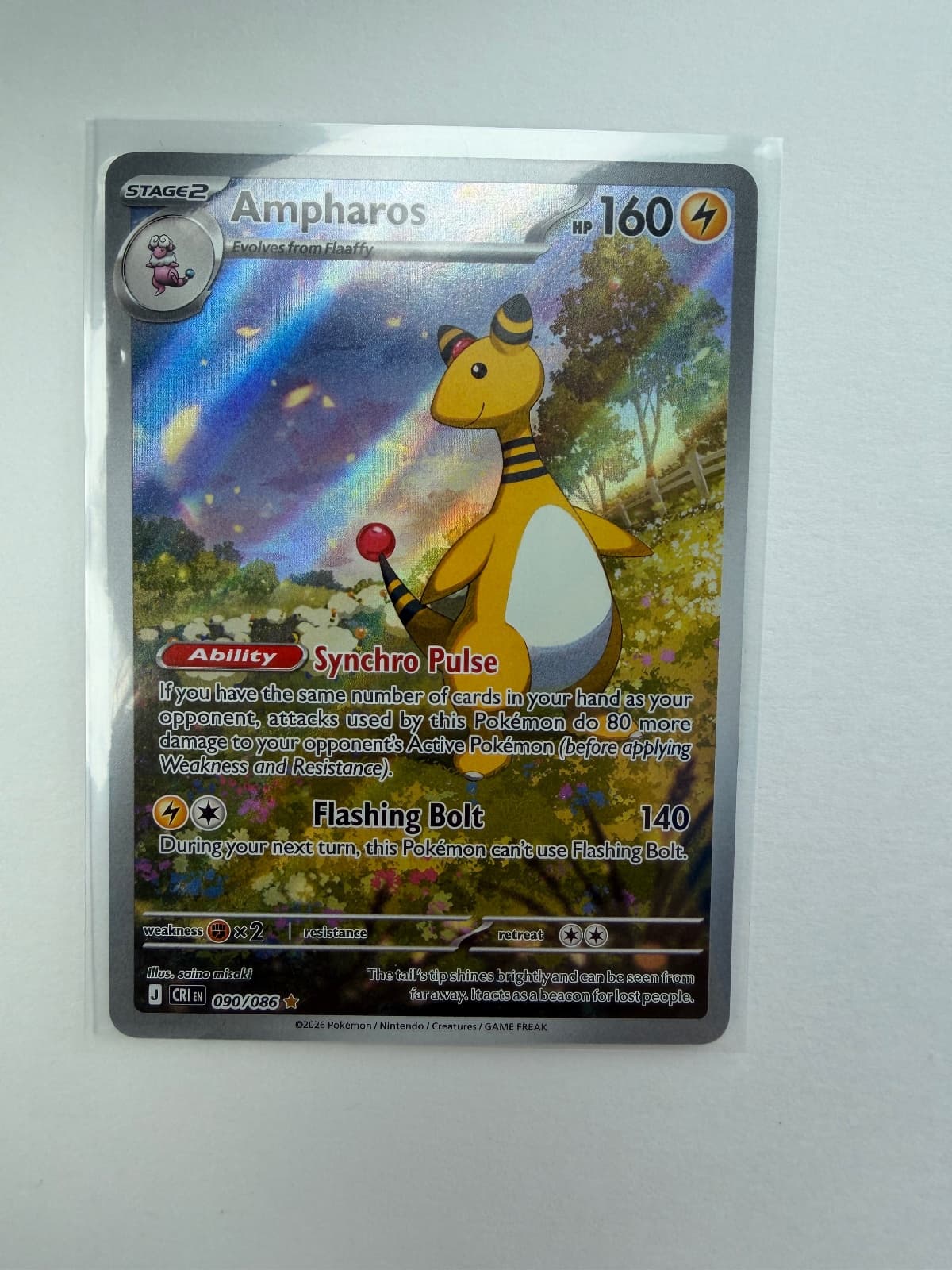 Ampharos 090/086 Chaos Rising