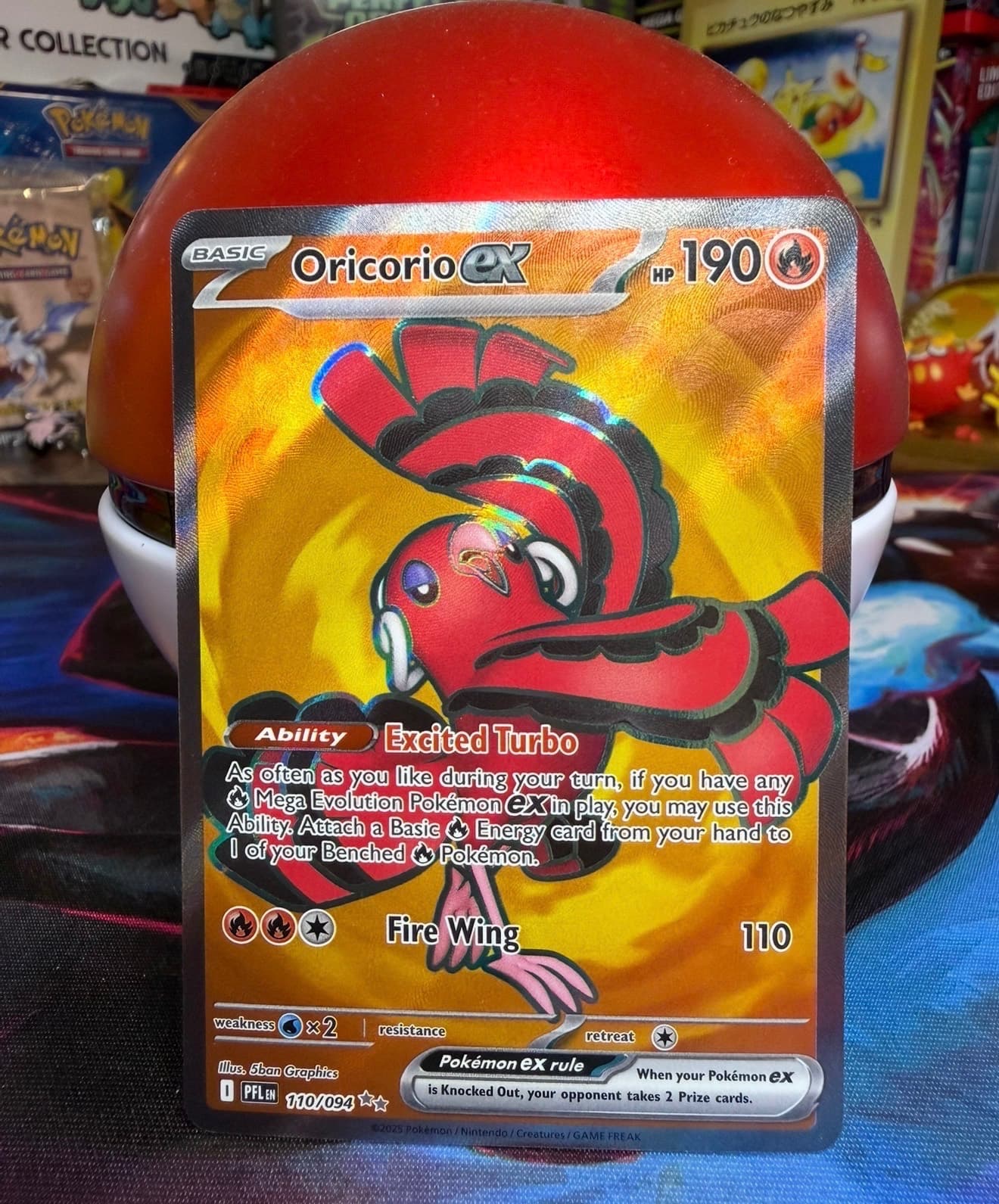 Phantasmal Flames Oricorio ex 110/94 Ultra Rare