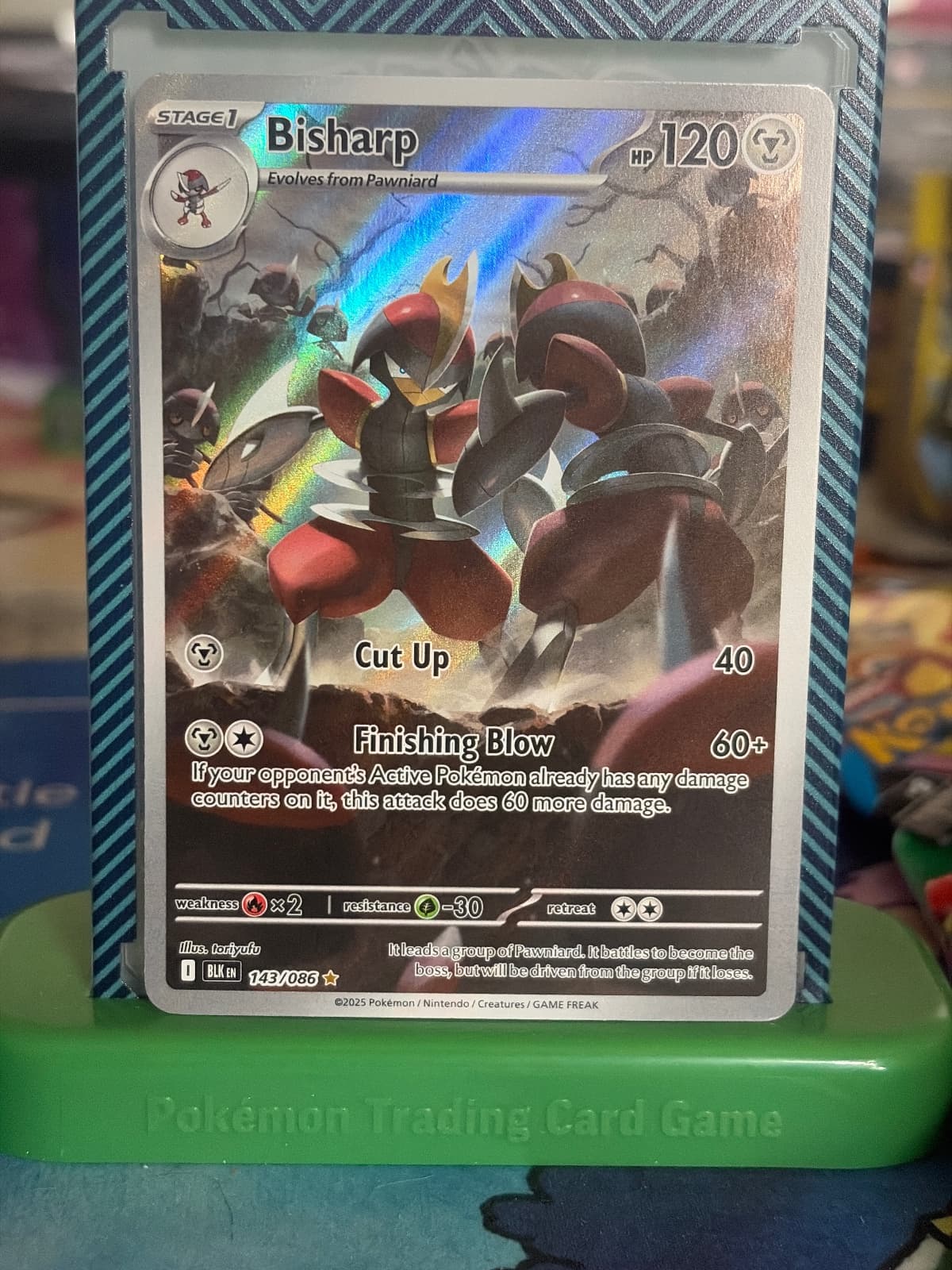 2025 Black Bolt Bisharp 143/86 Illustration Rare