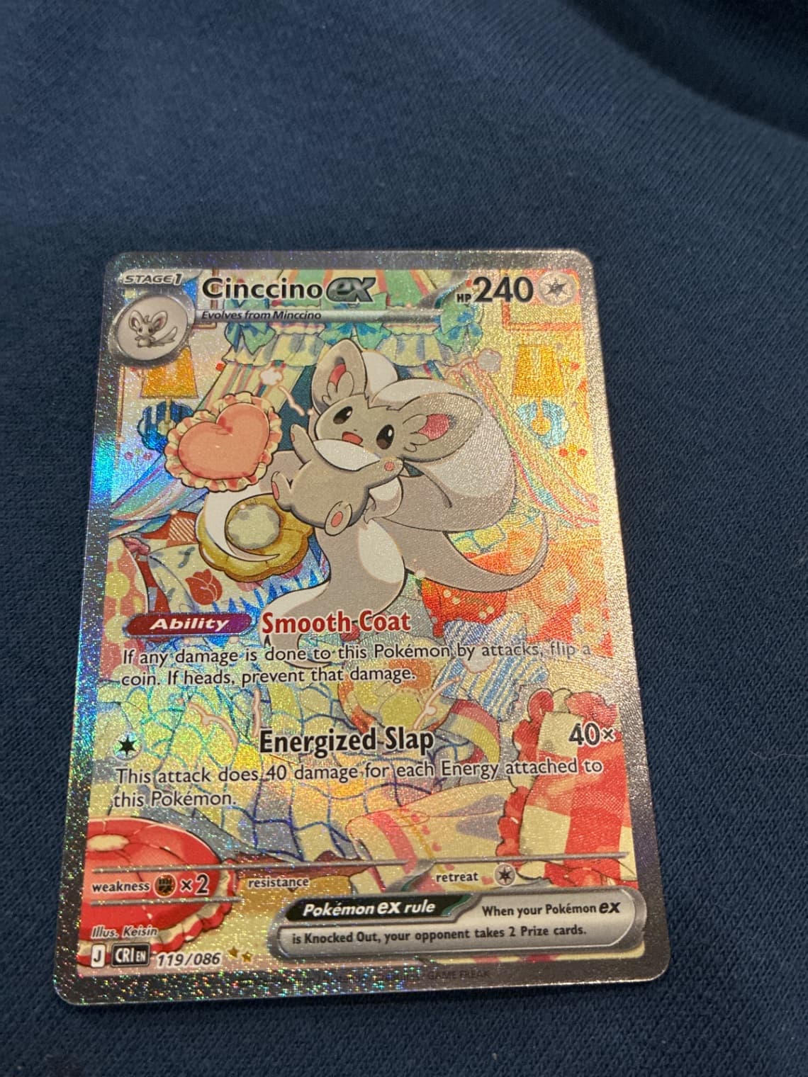 Cinccino ex Chaos Rising 119/086 Special...