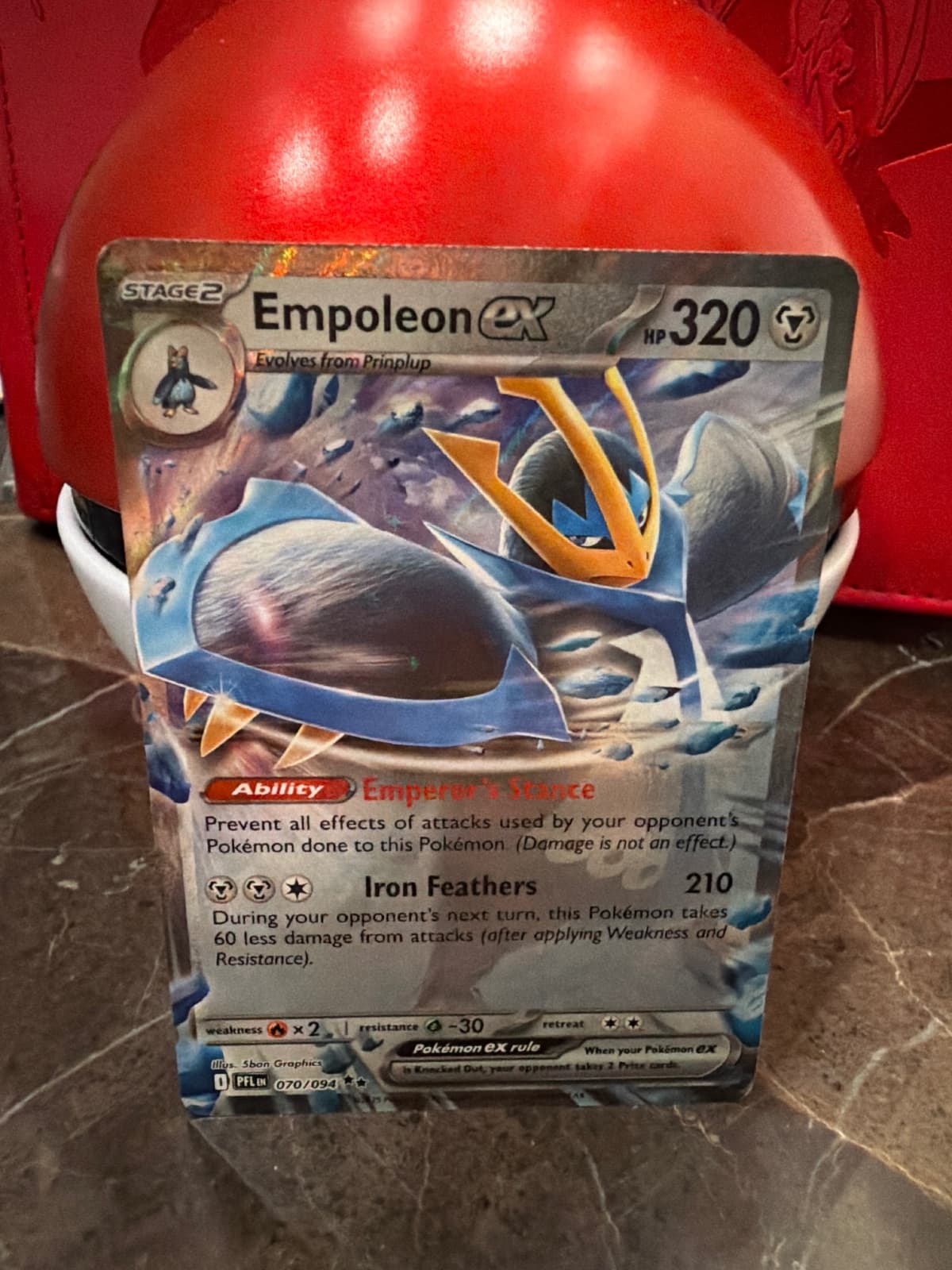 Phantasmal Flames Empoleon ex 070/94 Double Rare