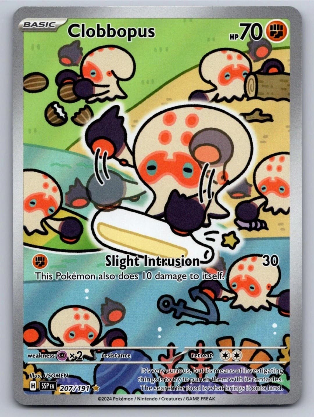 Clobbopus 207/191 Illustration Rare Surging...