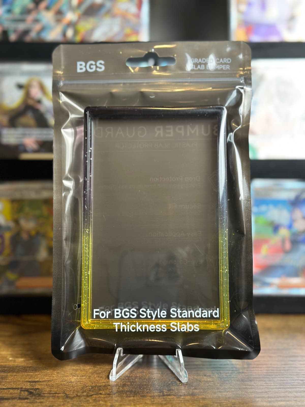 Black/Yellow Beckett Graded Card Guard