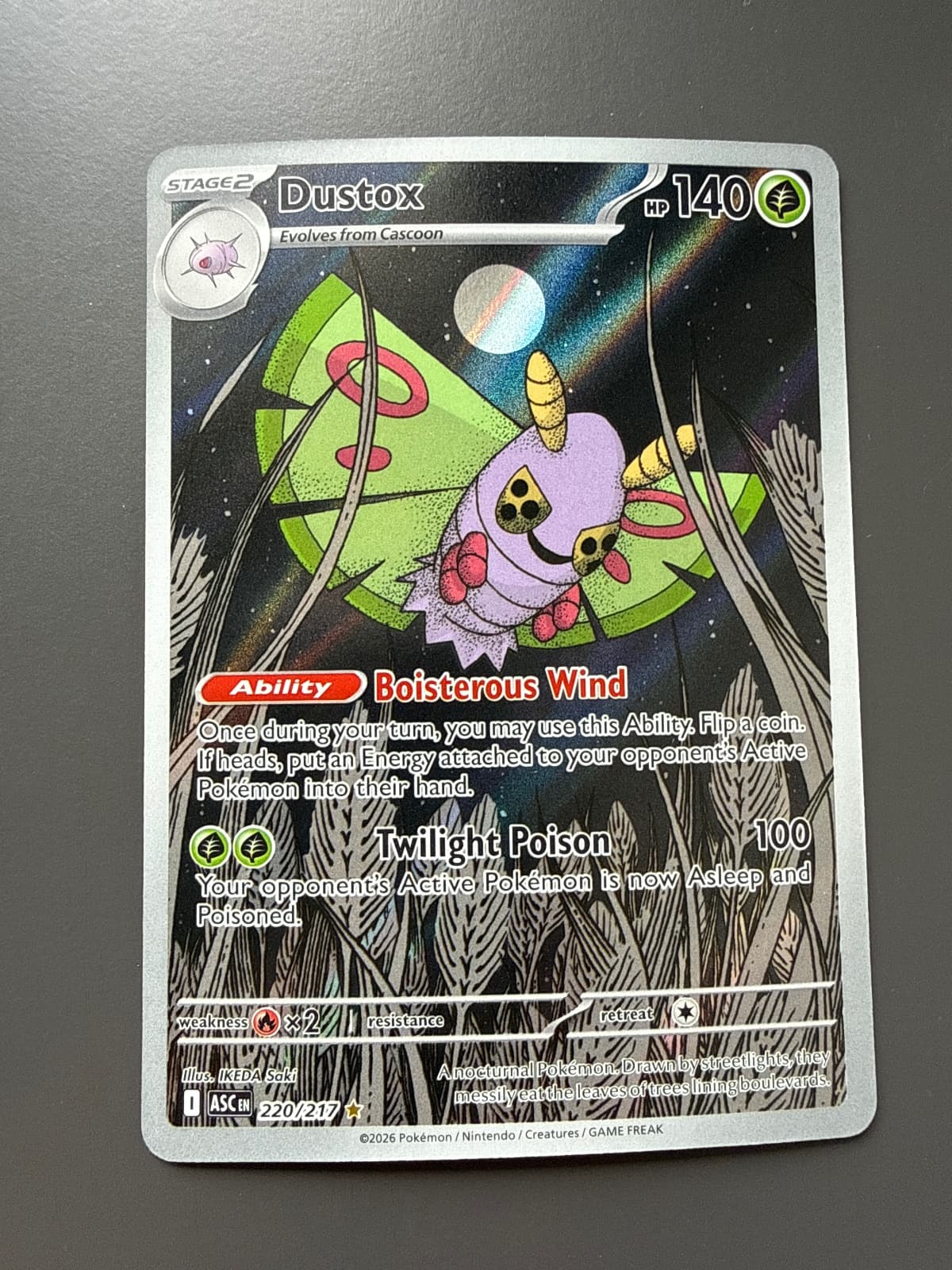 2026 Ascended Heroes Dustox 220/217...