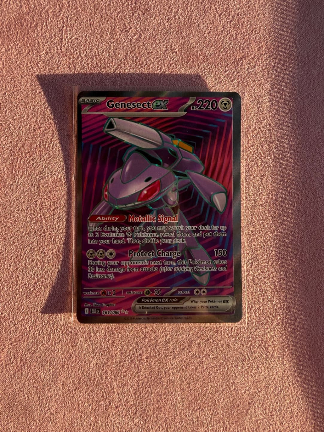 Genesect Black Bolt 161/086 Ultra Rare
