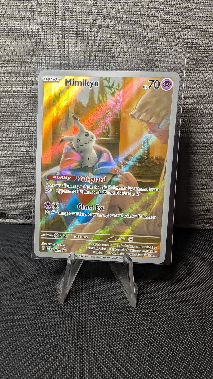 Mimikyu SVP Black Star Promo 075/225