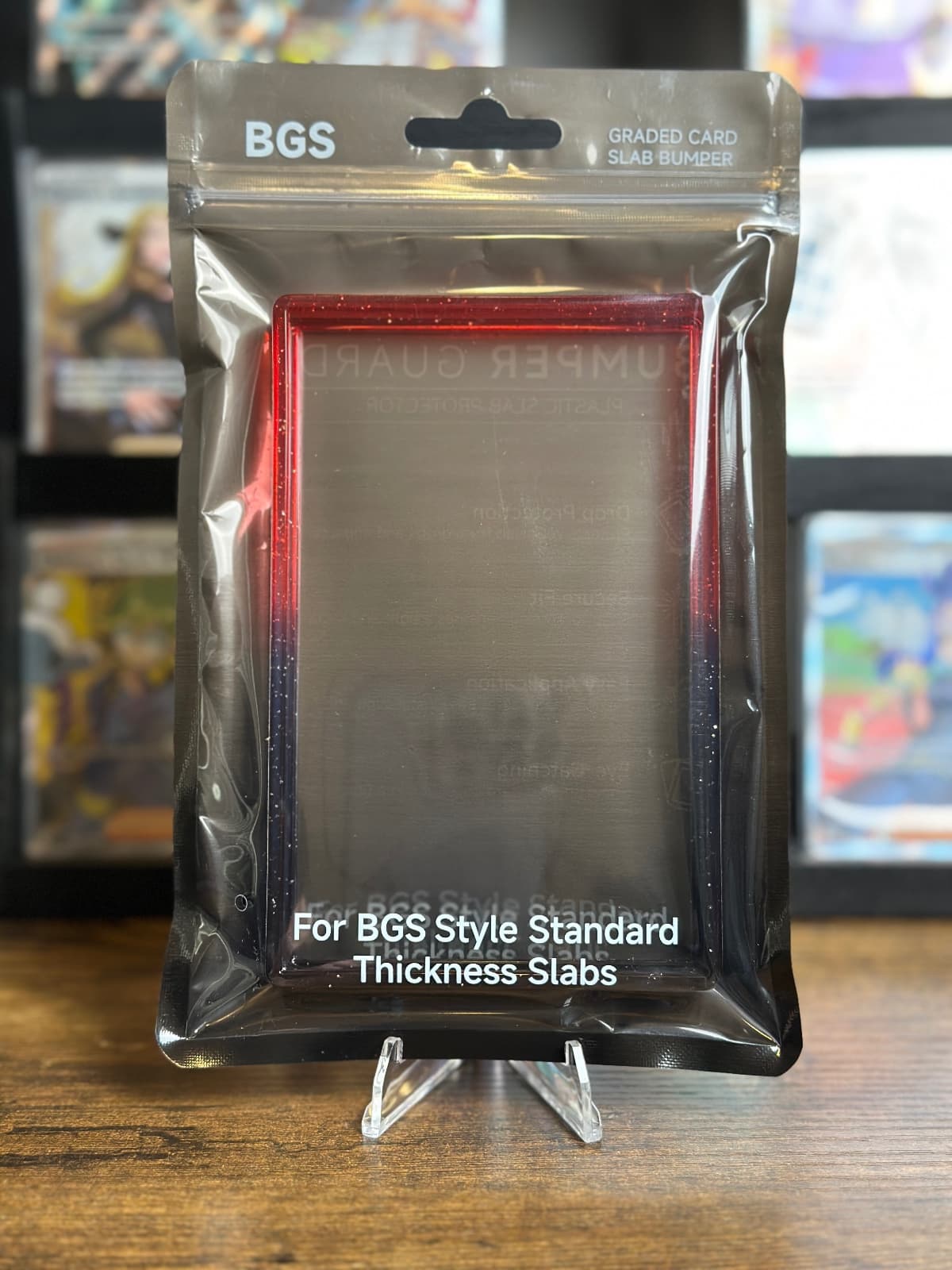 Red/Dark Blue Beckett Graded Card Guard