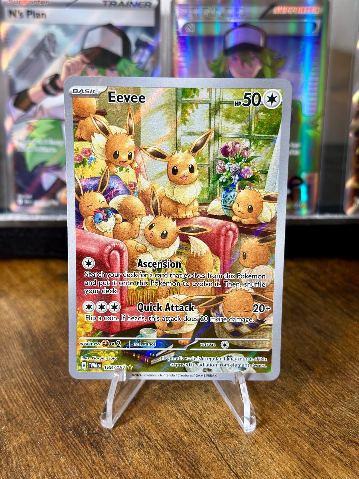 2024 Twilight Masquerade Eevee 188/167...