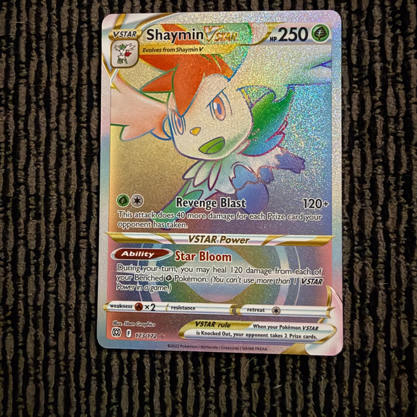 2022 Brilliant Stars Shaymin VSTAR 173/172...