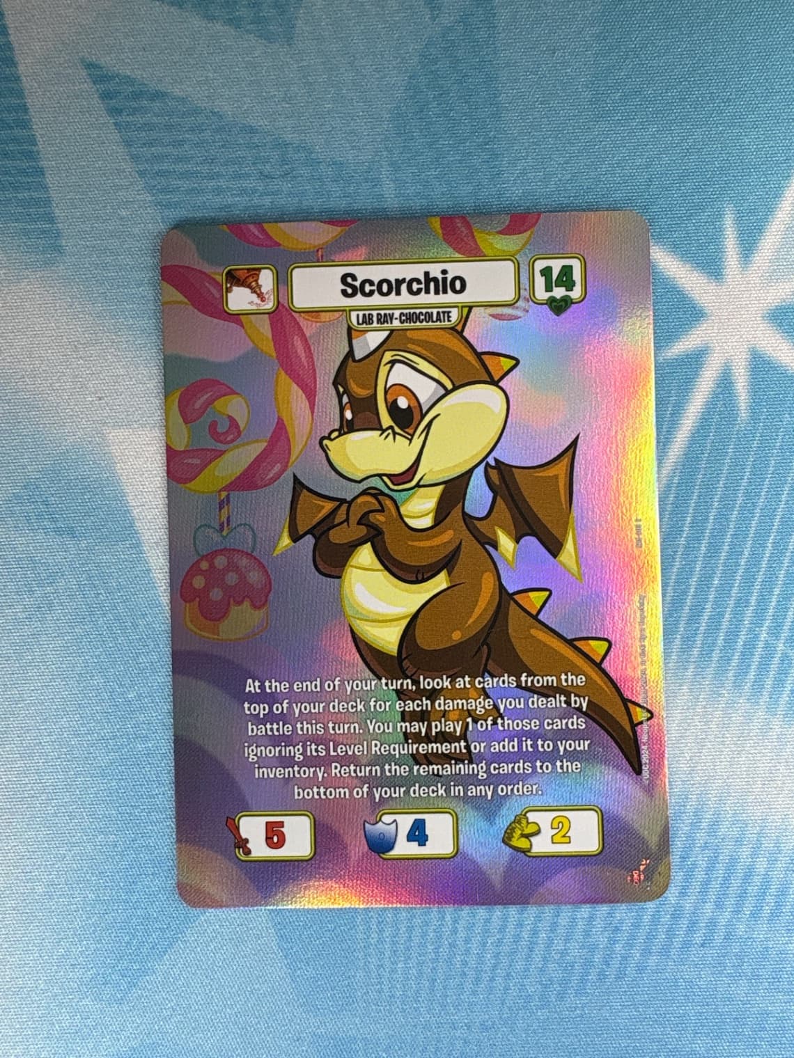 Neopets: Scorchio Lab Ray-Chicolate N25- 203R