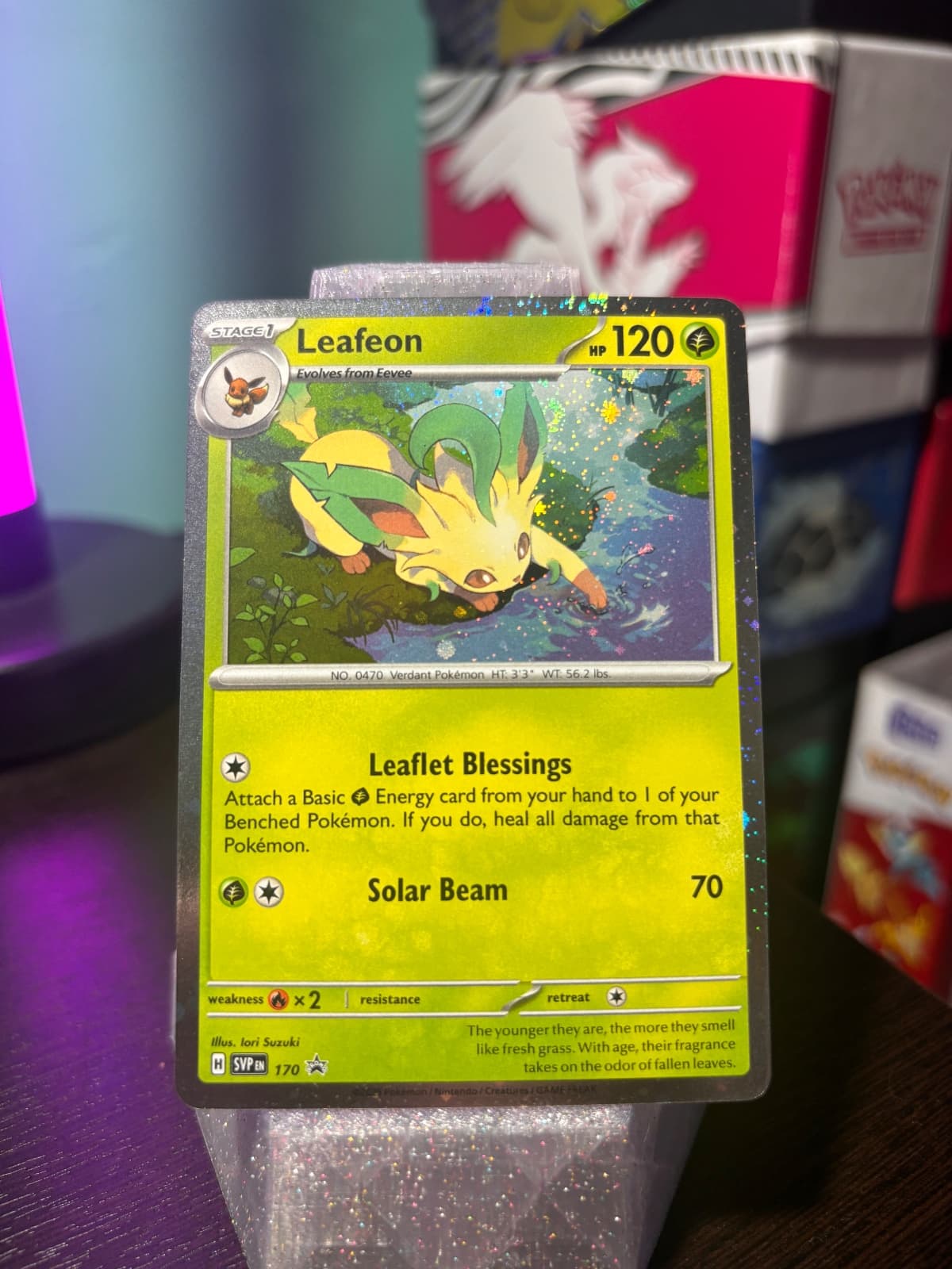 Leafeon Black Star Promo Prismatic