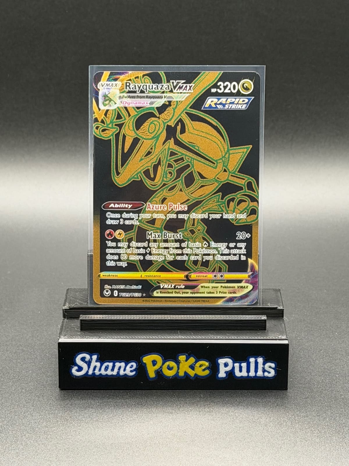 Rayquaza VMAX TG29/TG30 Gold Trainer Gallery...