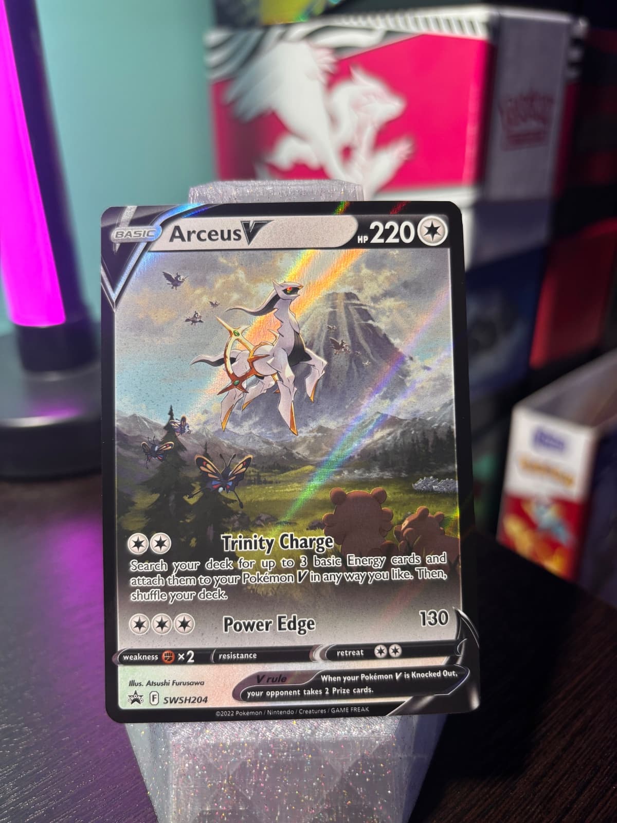 2022 SWSH Black Star Promos Arceus V SWSH204