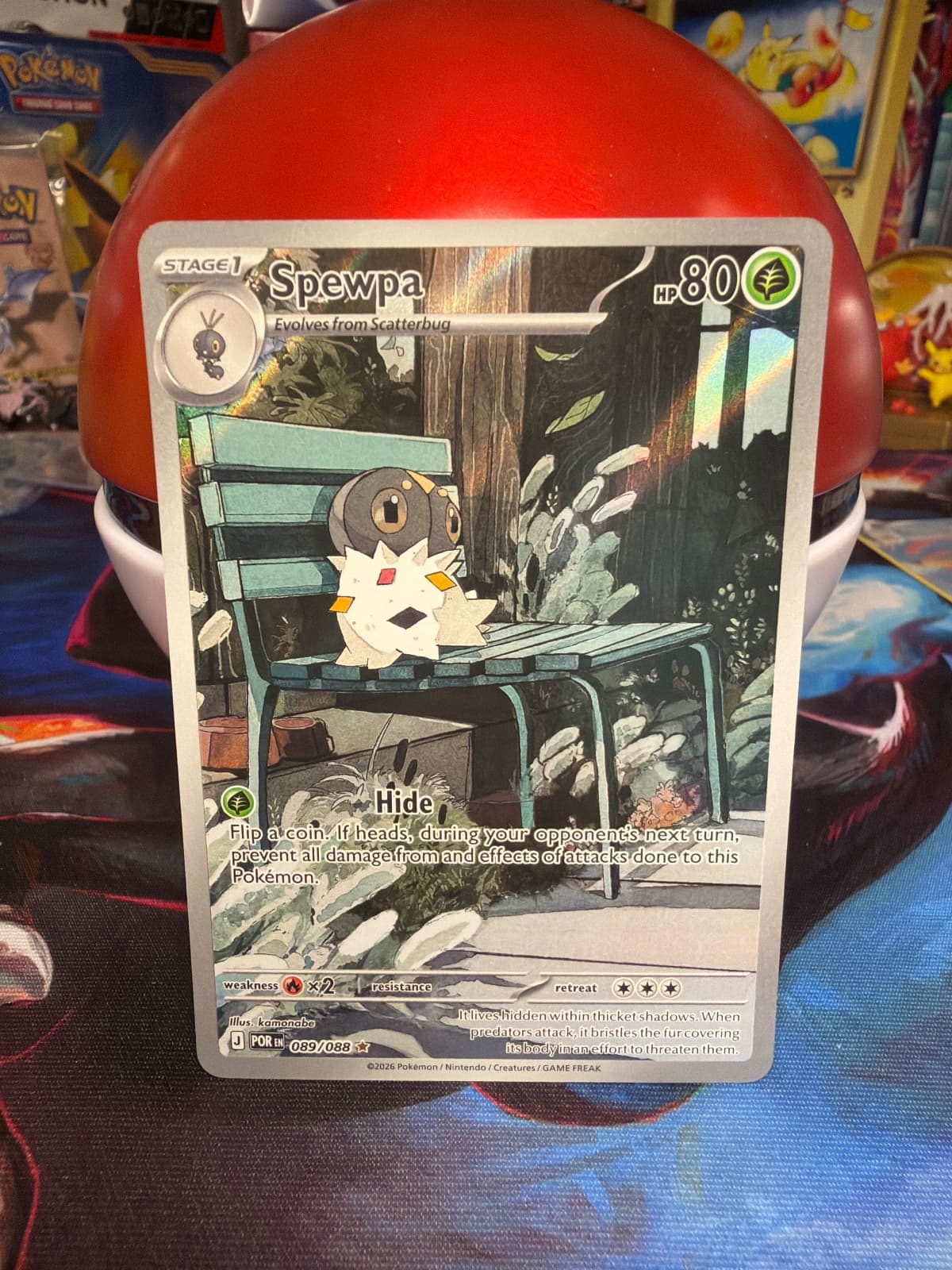 2026 Perfect Order Spewpa 089/88 Illustration Rare