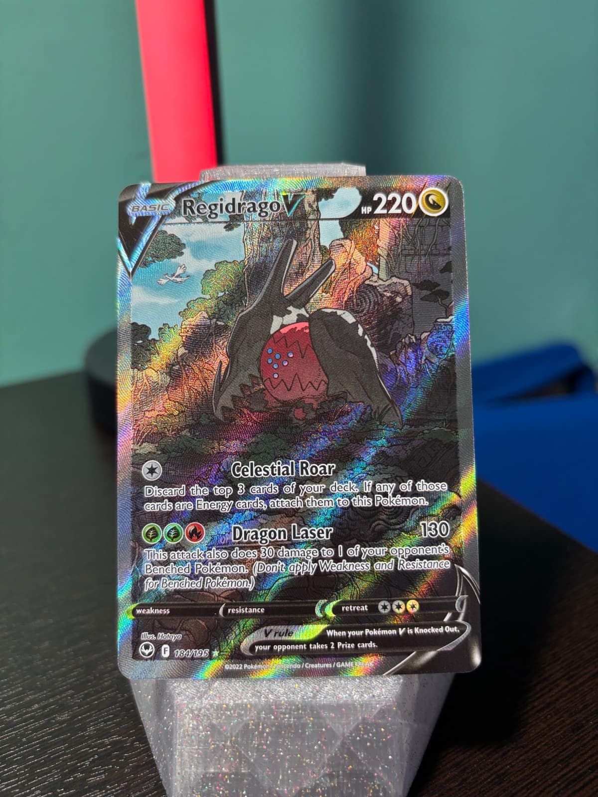 2022 Sword & Shield Regidrago V 194/195