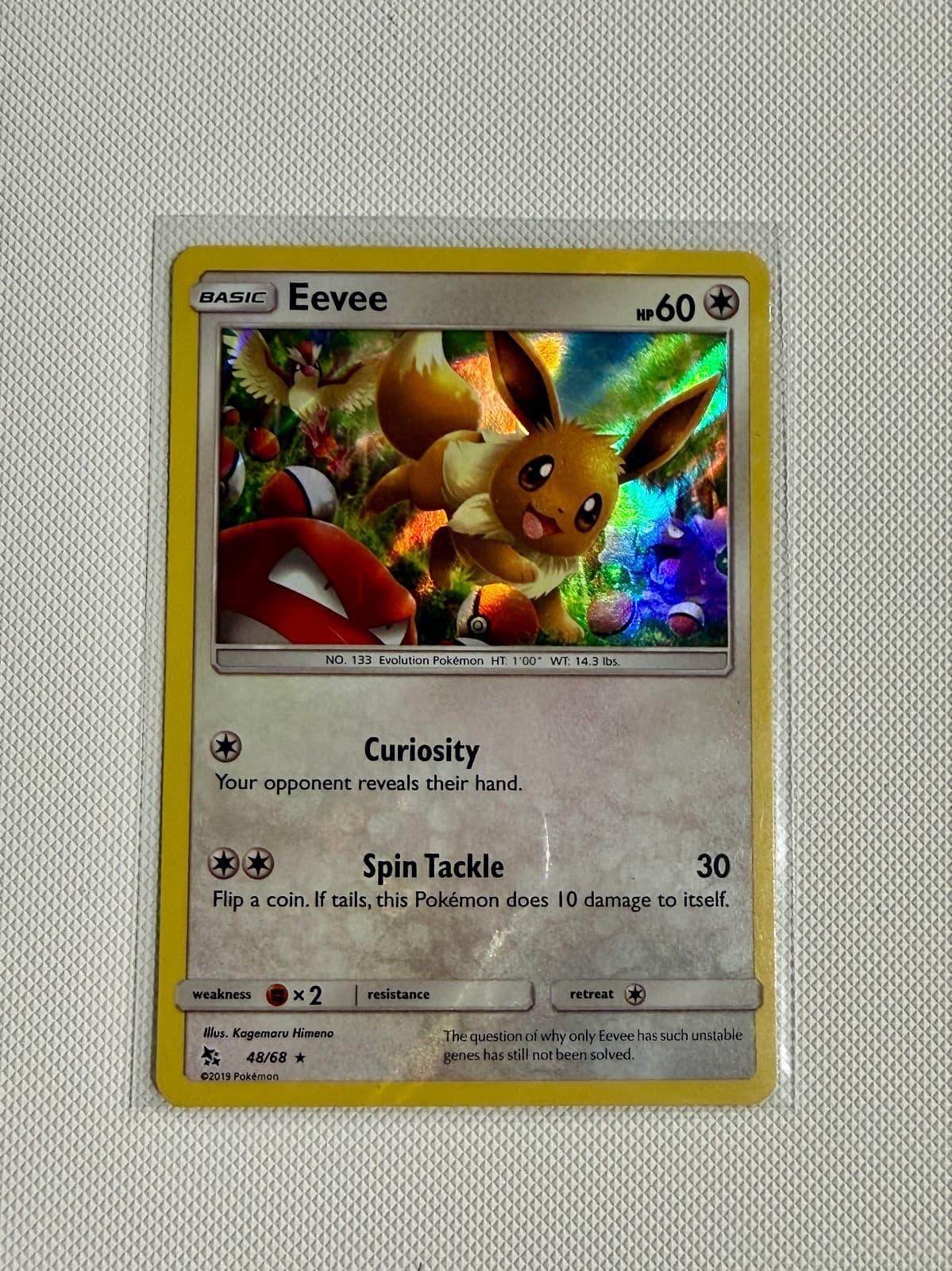 2019 Eevee 48/68 Holofoil