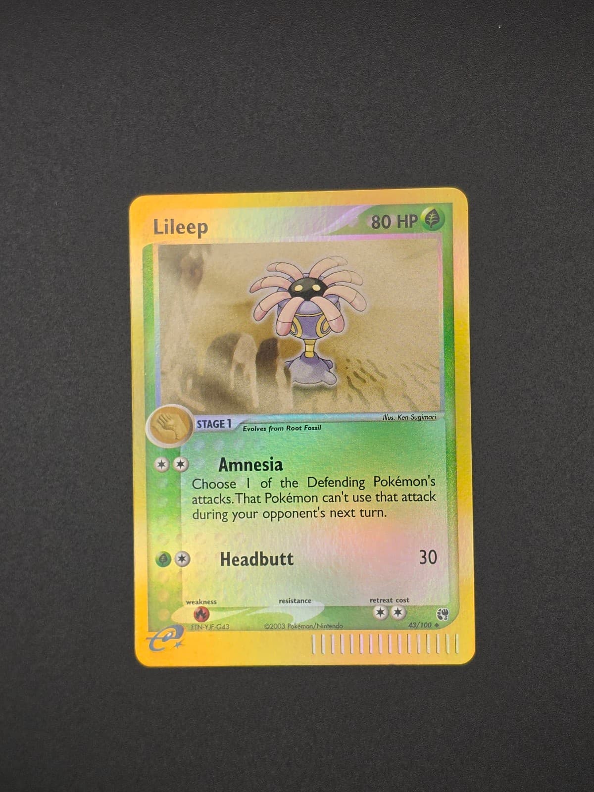 2003 Sandstorm Lileep 43/100