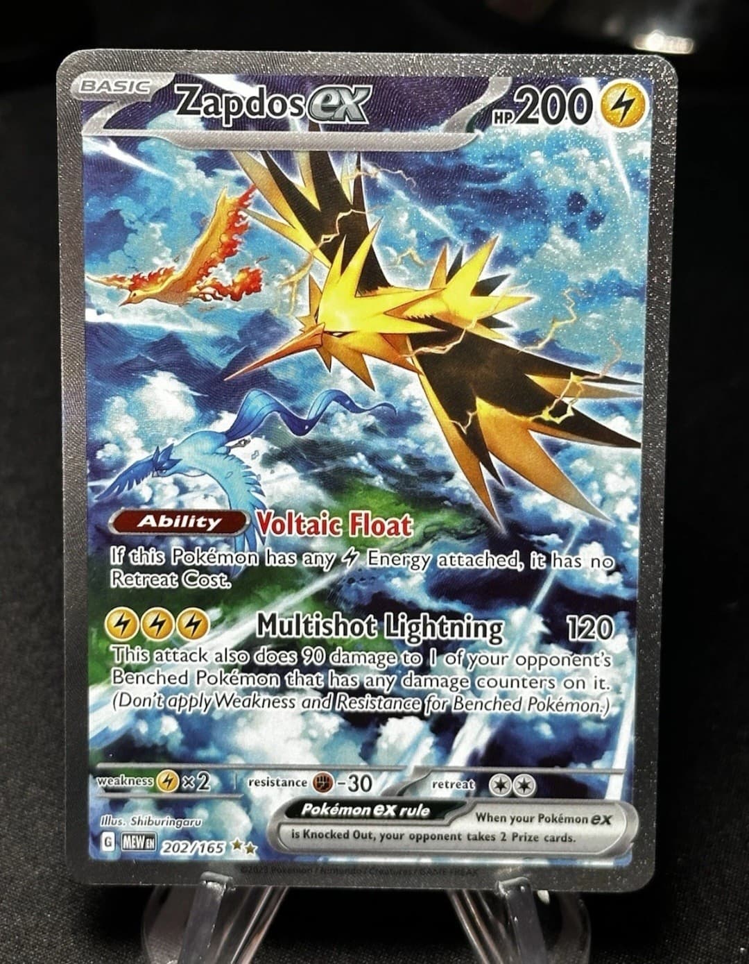 Zapdos ex 202/165 Scarlet & Violet 151 Special...