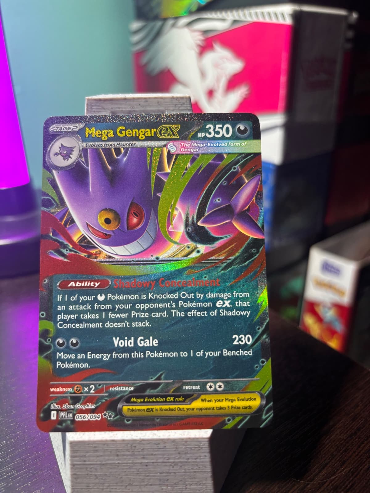 Phantasmal Flames Mega Gengar ex 056/94 Double...