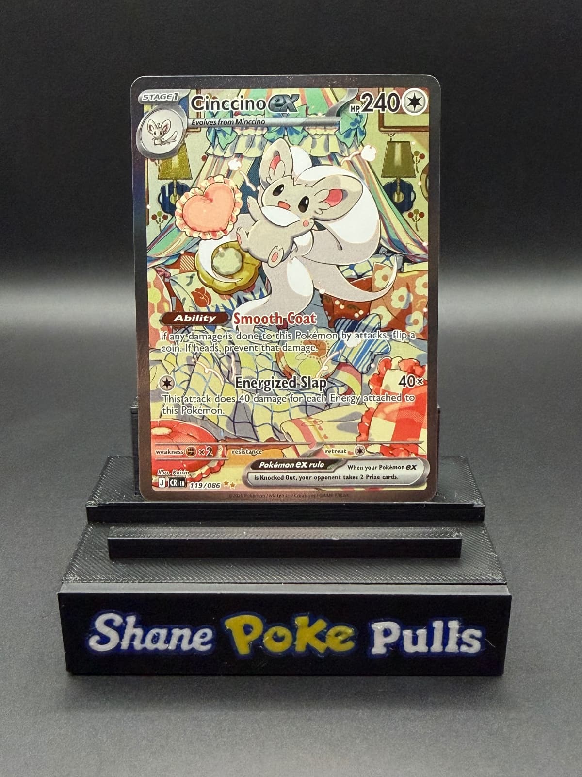 Cinccino ex Chaos Rising 119/086 Special...