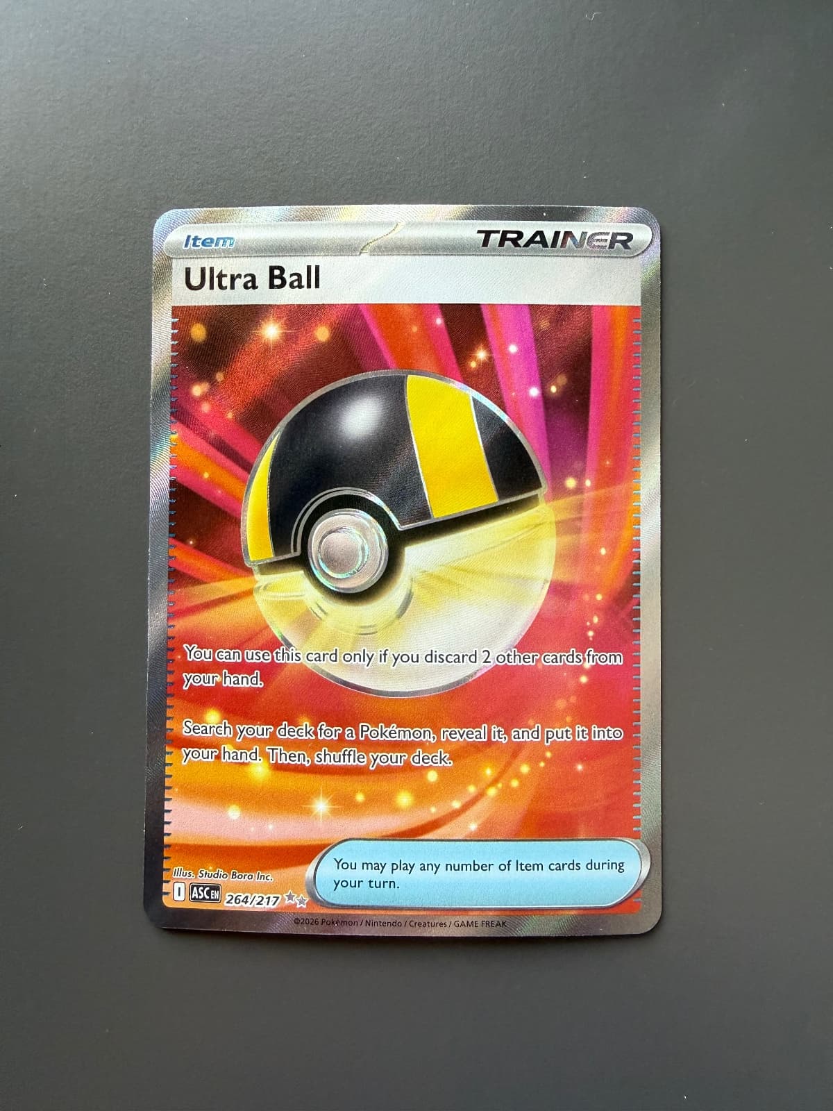 2026 Ascended Heroes Ultra Ball 264/217 Ultra Rare