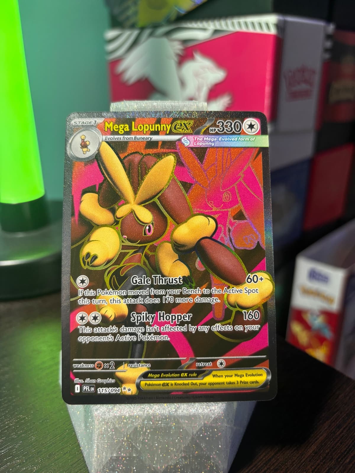 Mega Lopunny ex Phantasmal Flames 115/94 Ultra...
