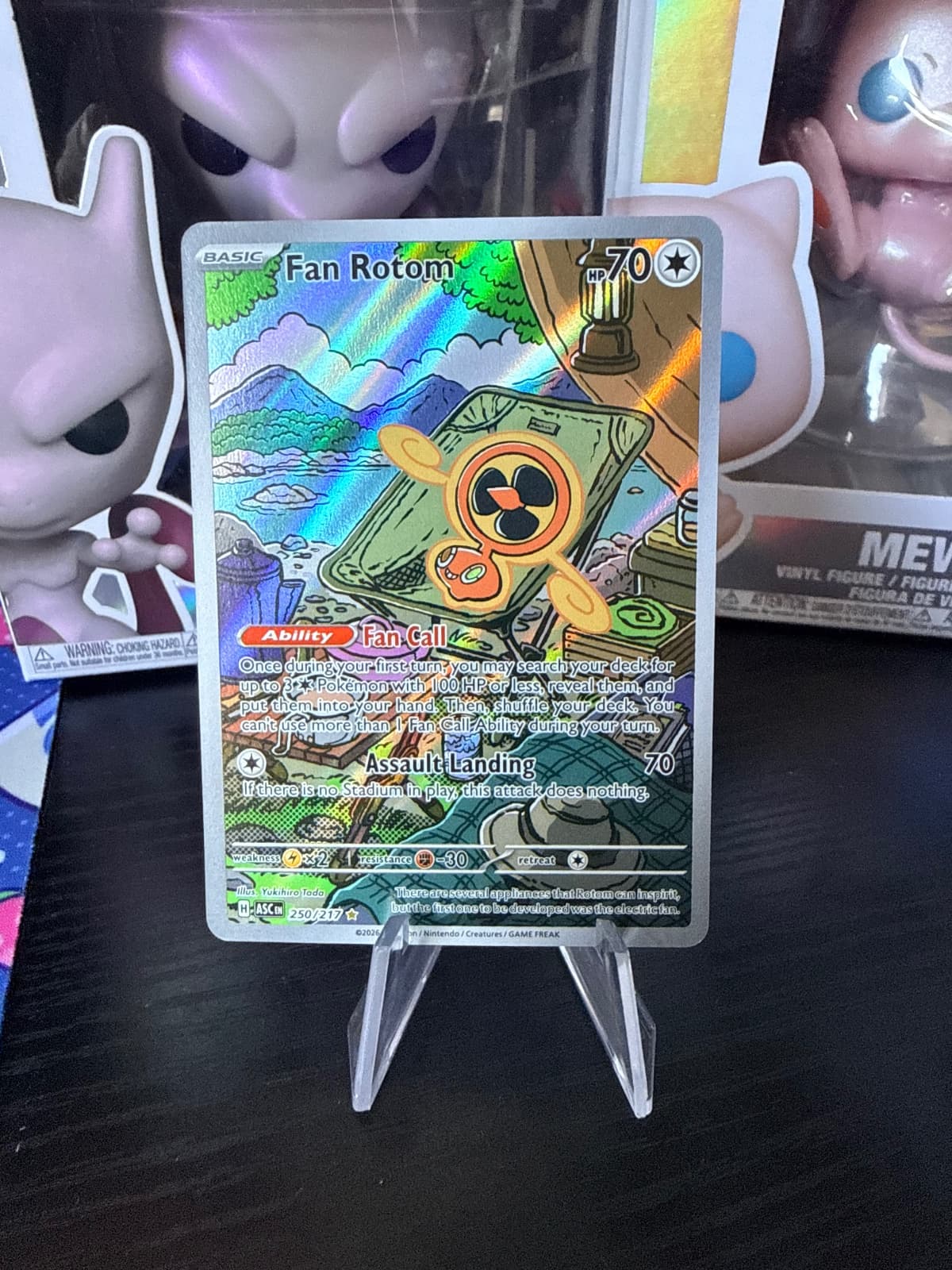 Ascended Heroes Fan Rotom 250/217 Illustration...