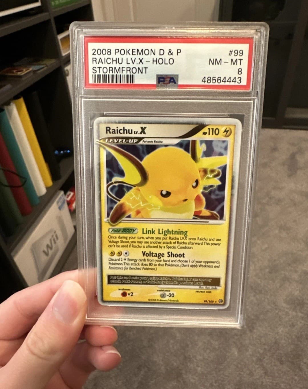 Pokemon Raichu Lv.X Stormfront Holo Ultra Rare...