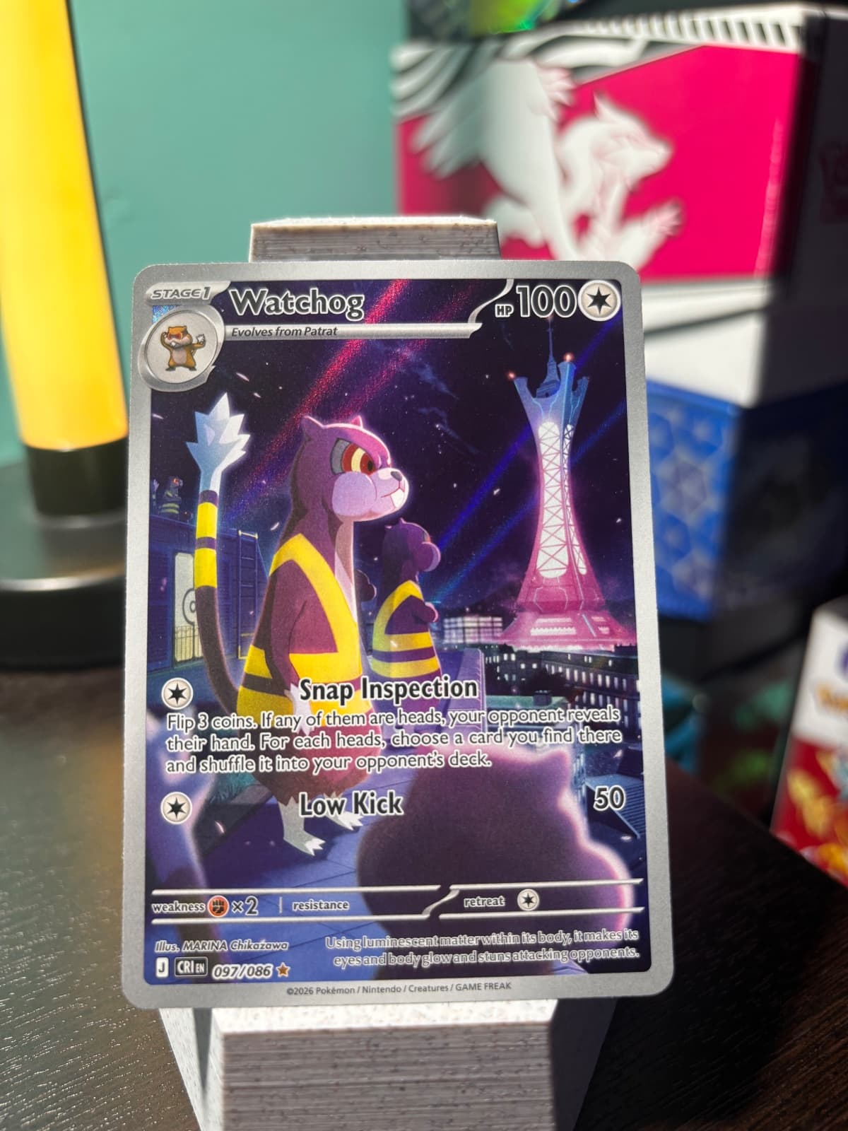 2026 Chaos Rising Watchog 097/86 Illustration Rare