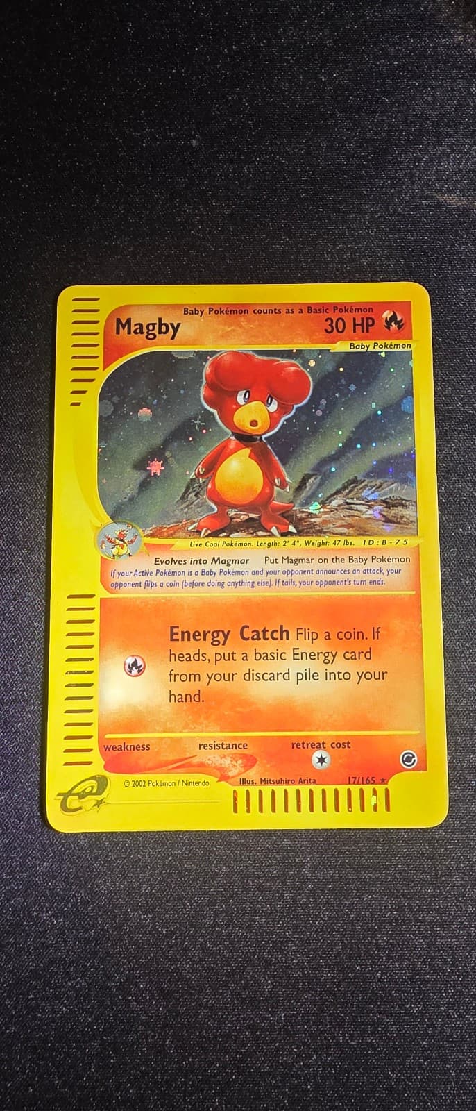 2002 Expedition Base Set Magby 17/165 Holo