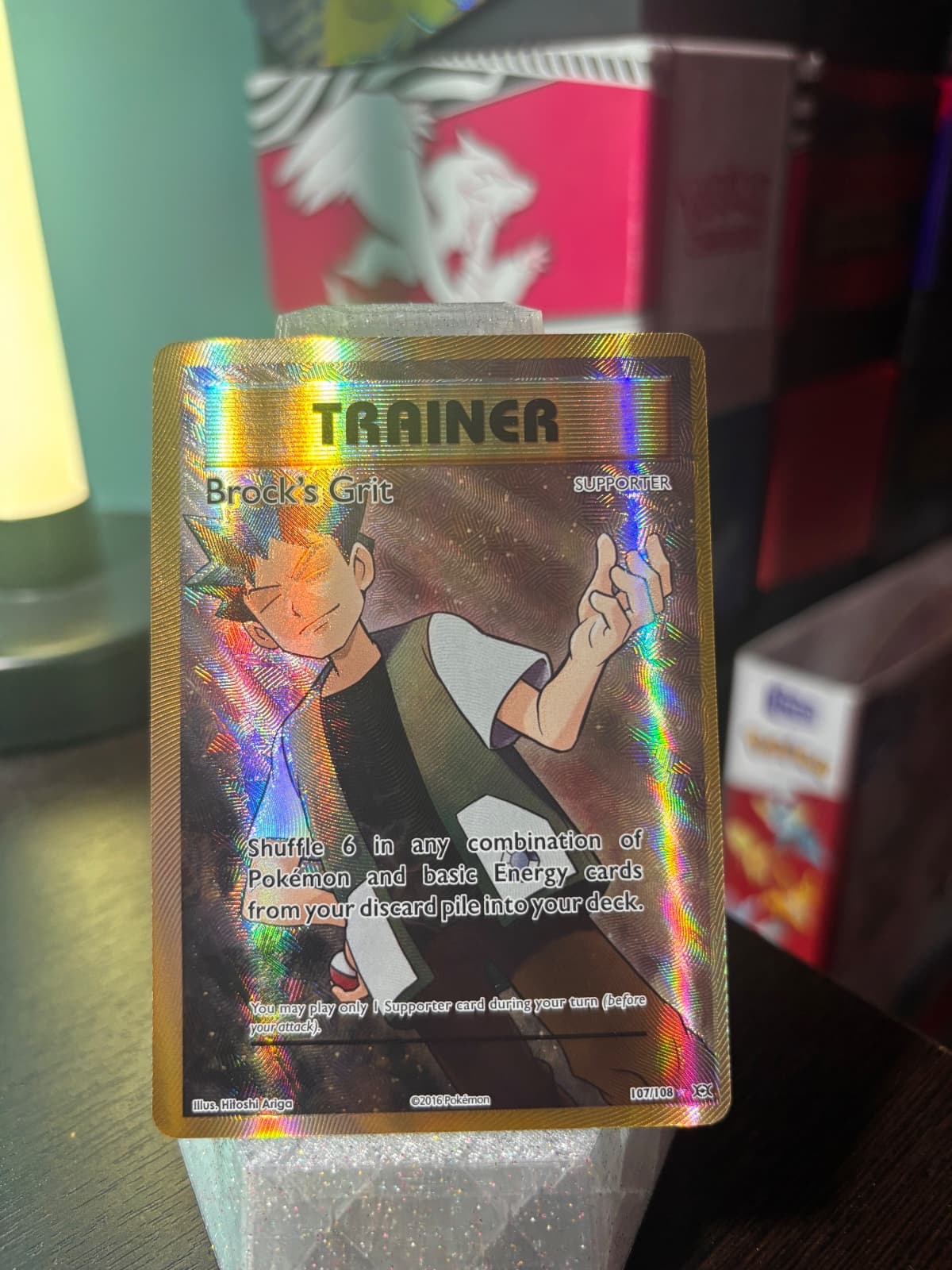 2016 Evolutions Brock's Grit 107/108 Ultra Rare