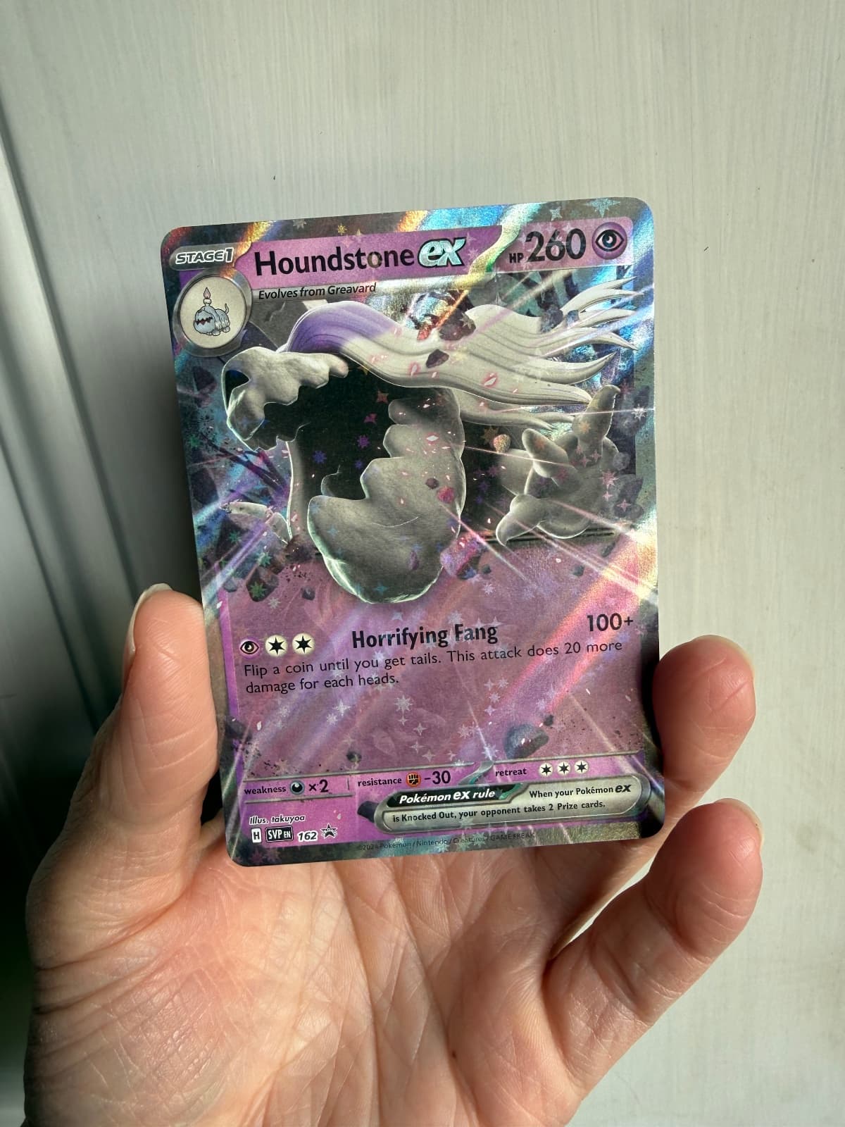 Houndstone ex SVP Black Star Promos 162/225