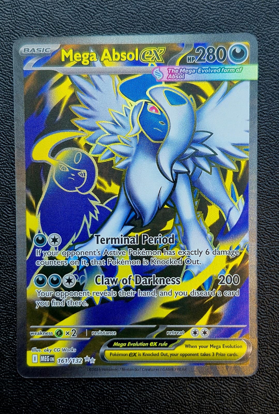 Mega Absol ex 161/132 Mega Evolution Ultra Rare