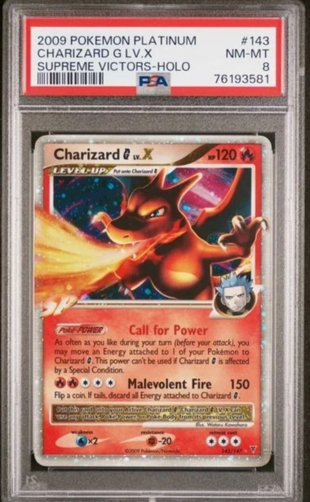 Pokemon 2009 Charizard G LV.X 143/147 Holo...