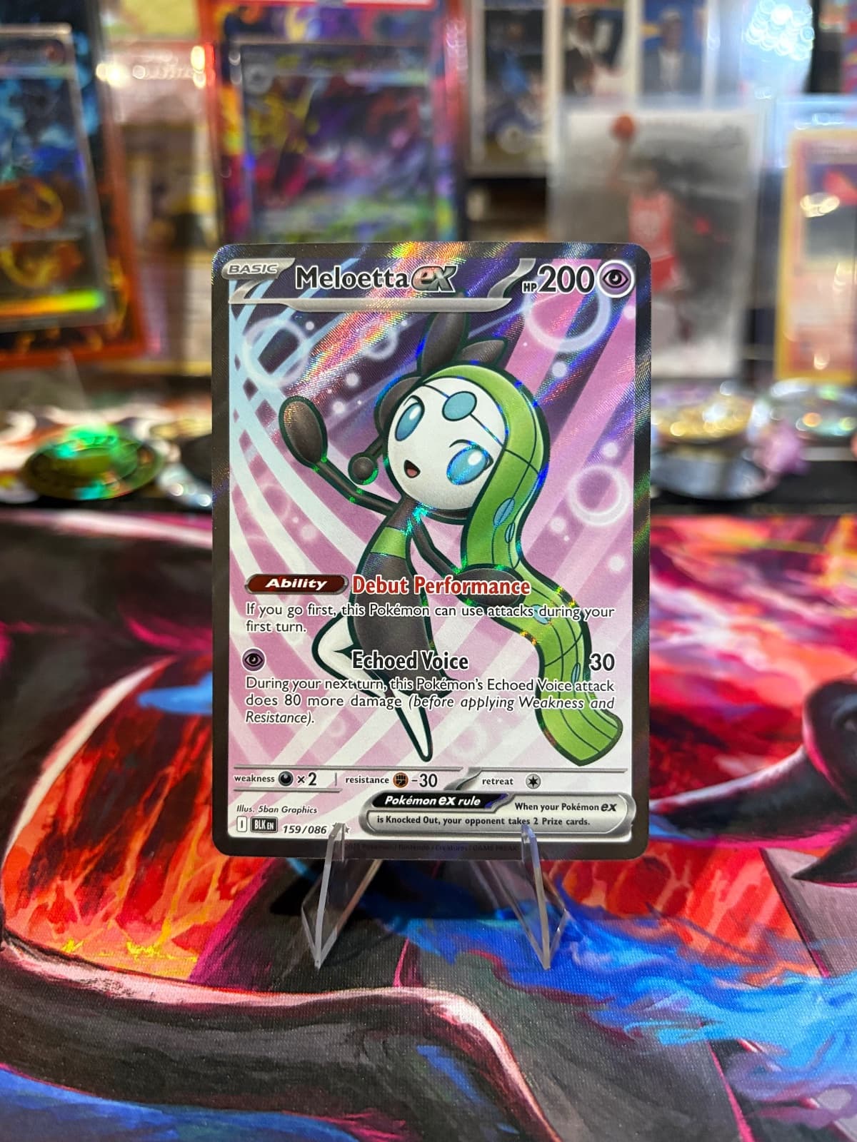 Meloetta ex - Black Bolt Ultra Rare