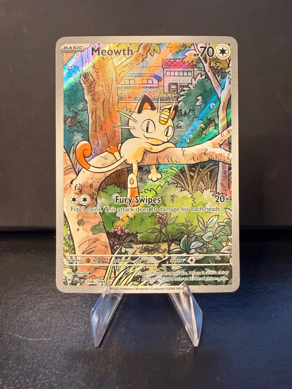 2025 Phantasmal Flames Meowth 106/094...