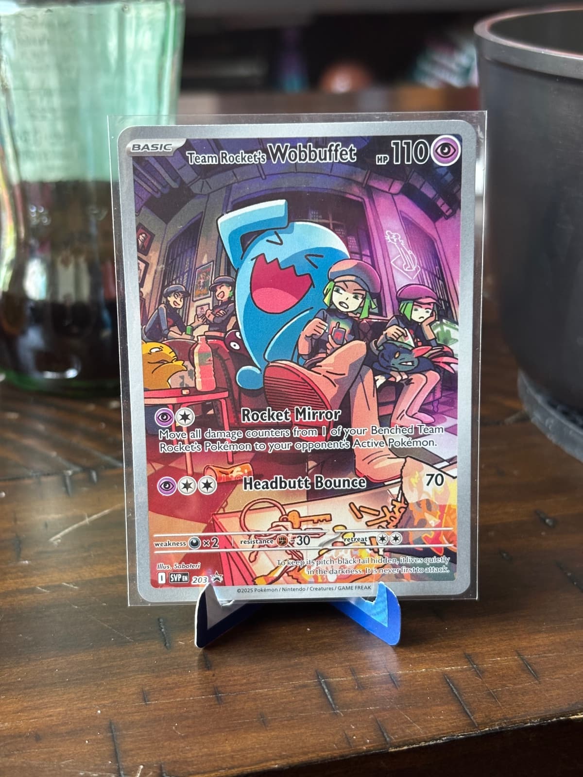 Destined Rivals Tam Rocket’s Wobbuffet Promo 203