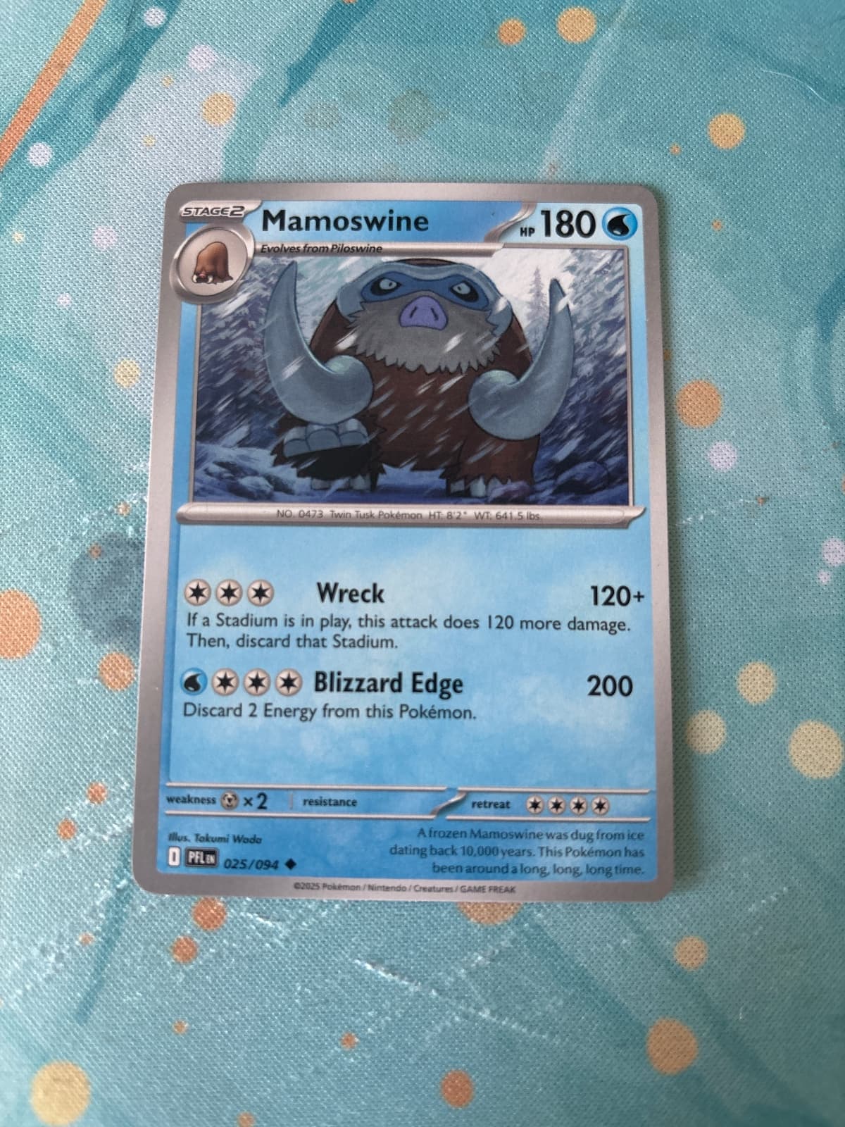 Mamoswine 025/94 Phantasmal Flames