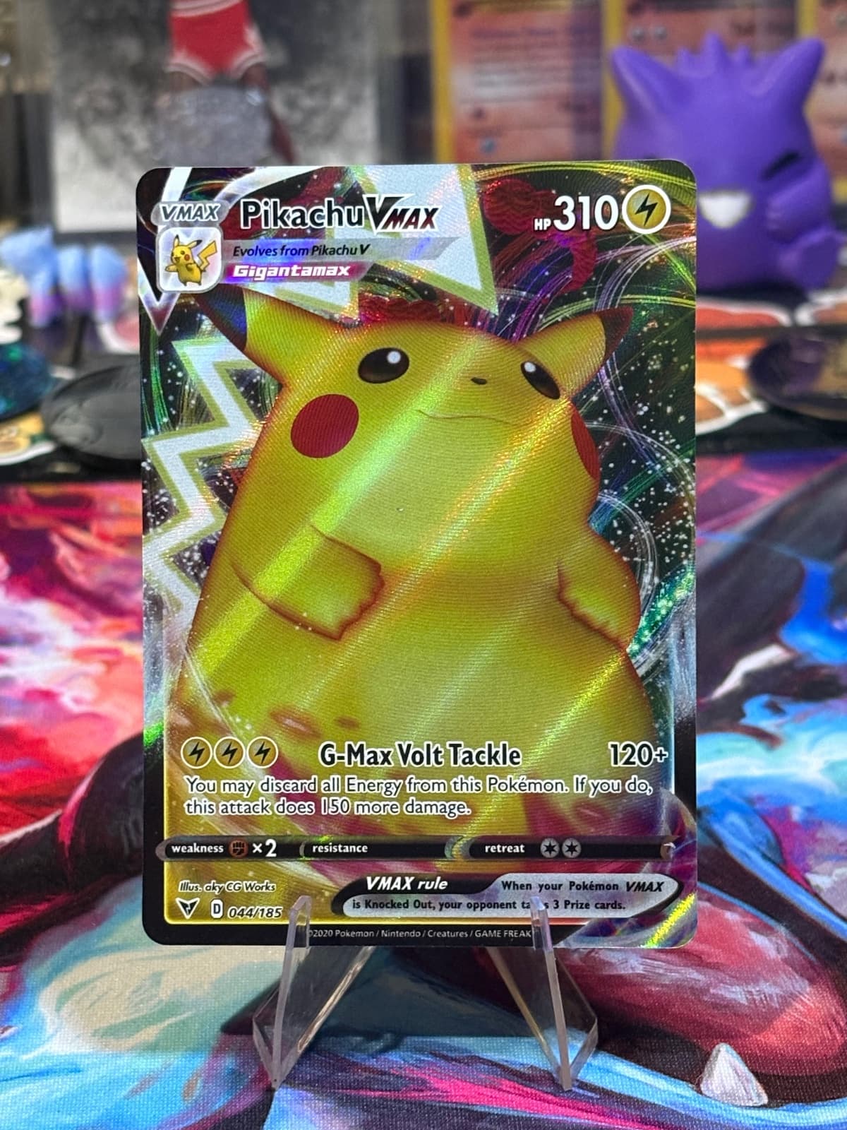 2020 Vivid Voltage Pikachu VMAX 44/185 Holo Rare