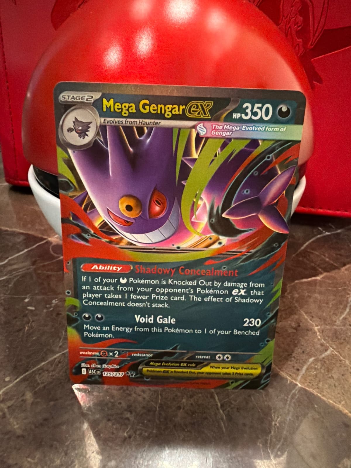 Ascended Heroes Mega Gengar ex 125/217 Double Rare