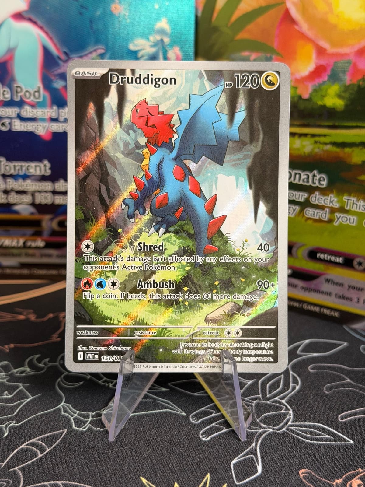 2025 Pokémon Druddigon 151/108 illustration rare