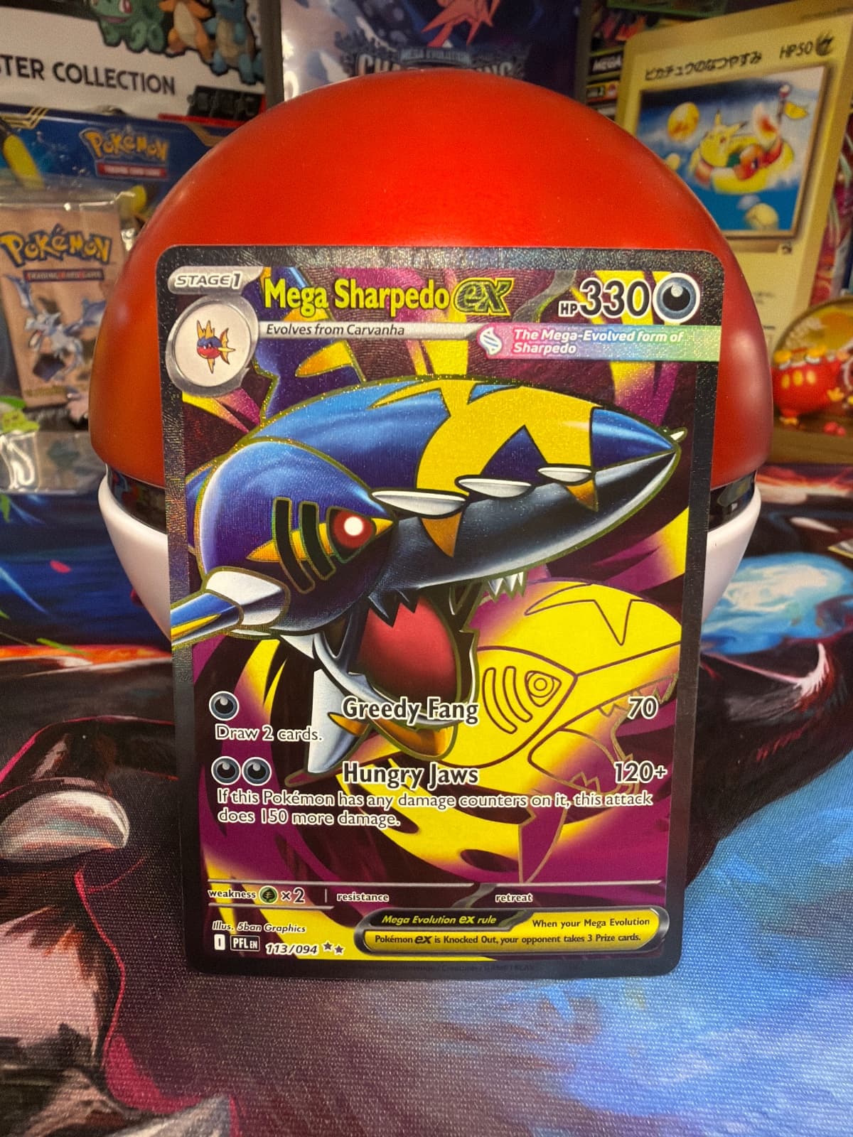Phantasmal Flames Mega Sharpedo ex 113/94...