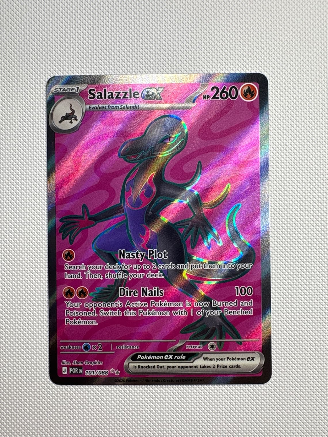 Salazzle ex Perfect Order 101/88 Ultra Rare