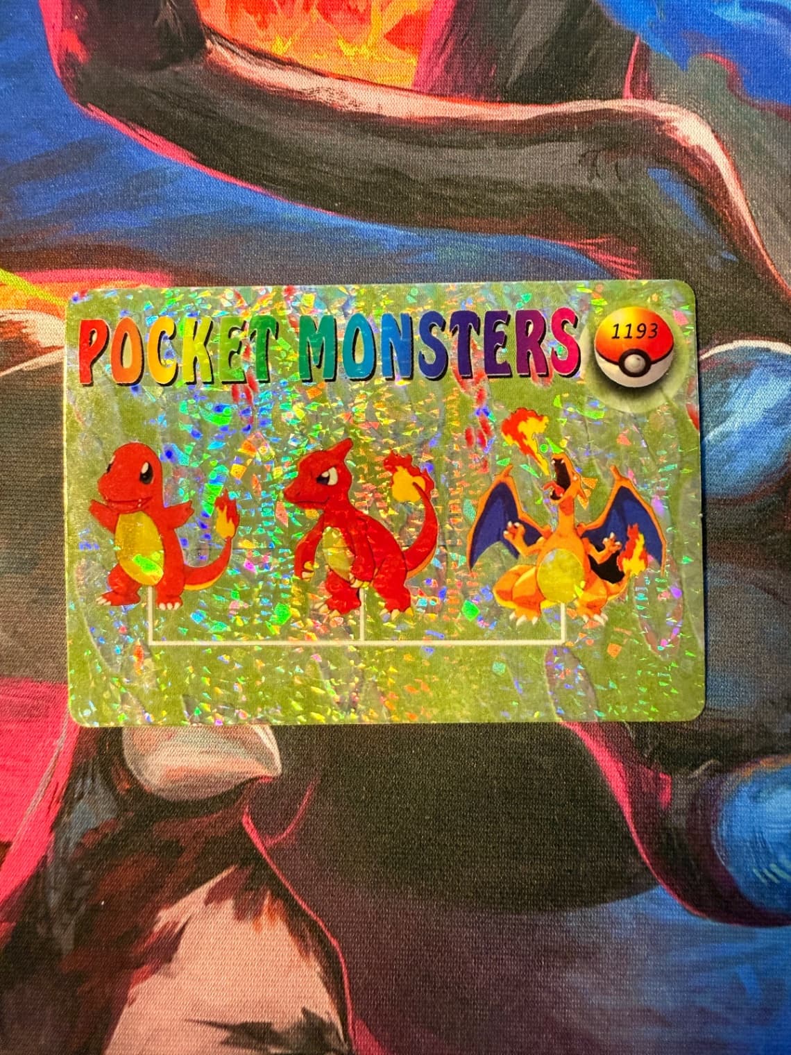 1999 Charizard Vending Prism Evolution Line